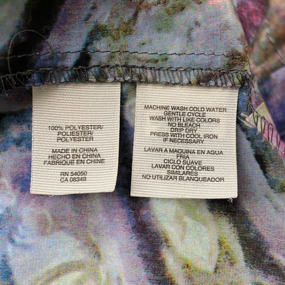 Blouse with Ruffles Jabot Blouse Designer Top RACHEL ROY Artsy Bohemian Unique S - Picture 10 of 10